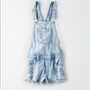 American Eagle Overall Shorts